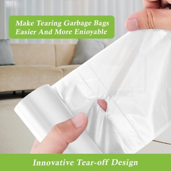 13 Gallon Clear Trash Bags RayPard Review Durable Leakproof Kitchen Liners