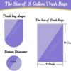 51hns1r20sL._AC_SL1116_ 3 Gallon Clear Trash Bags Review Strong Leak Proof Plastic Garbage Bags Stylistexperts