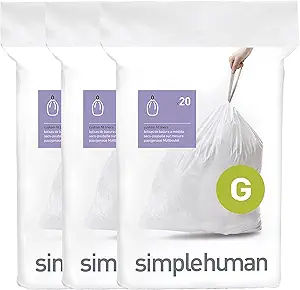 simplehuman Code G Trash Bags Review Durable Fit and Easy Drawstring Dispenser