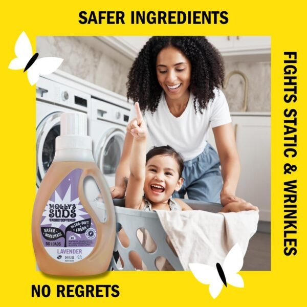 61E3OfToK1L._AC_SL1080_ Mollys Suds Liquid Fabric Softener Review for Sensitive Skin and Static Control