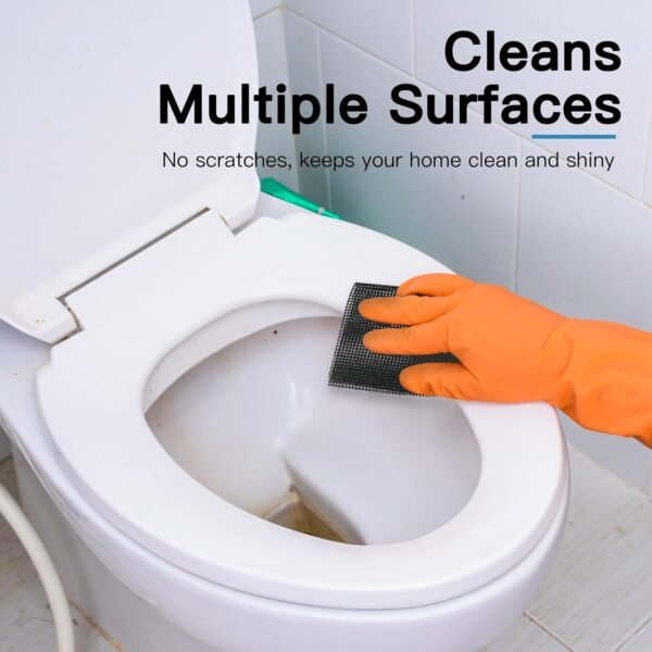 2024 Toilet Cleaner Review Yncotte Flexible Mesh Pads for Tough Stains Removal