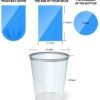 4 Gallon Small Trash Bags EZDOIT Review Clear Kitchen Garbage Liners Durable