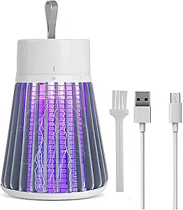 Review of HTTLLH Portable Bug Zapper Best Electric Mosquito Killer for Outdoors