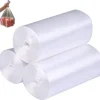 4 Gallon Small Trash Bags EZDOIT Review Clear Kitchen Garbage Liners Durable