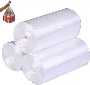 4 Gallon Small Trash Bags EZDOIT Review Clear Kitchen Garbage Liners Durable