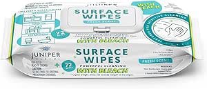 Surface Cleaning Wipes Review Juniper CLEAN Best All-Purpose Household Cleaner 72 Count