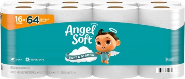 Angel Soft Toilet Paper Mega Rolls Review Softness Strength and Value Combined