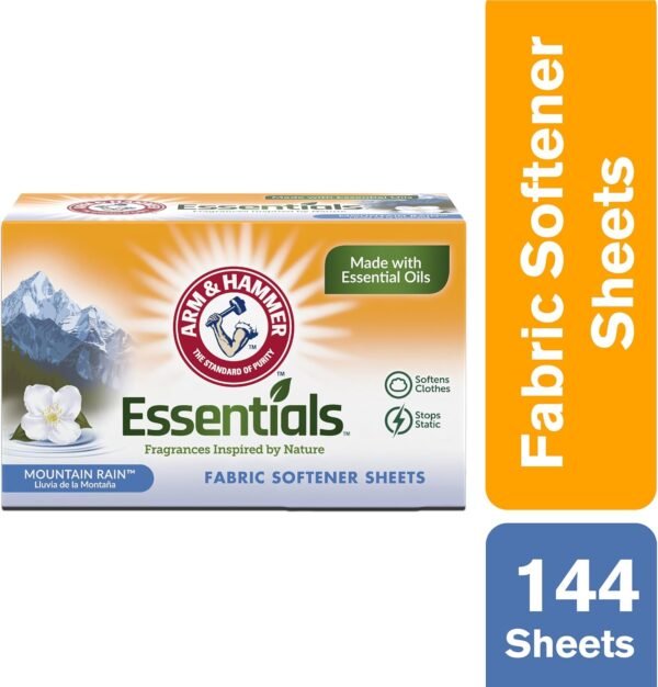 ARM & Hammer Fabric Softener Sheets Review Mountain Rain Scent Benefits Explained