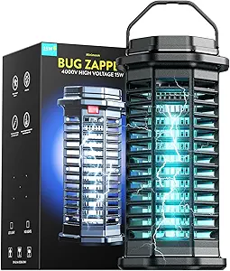 Minimoon Bug Zapper Review High-Efficiency Outdoor Mosquito Control with Waterproof Design
