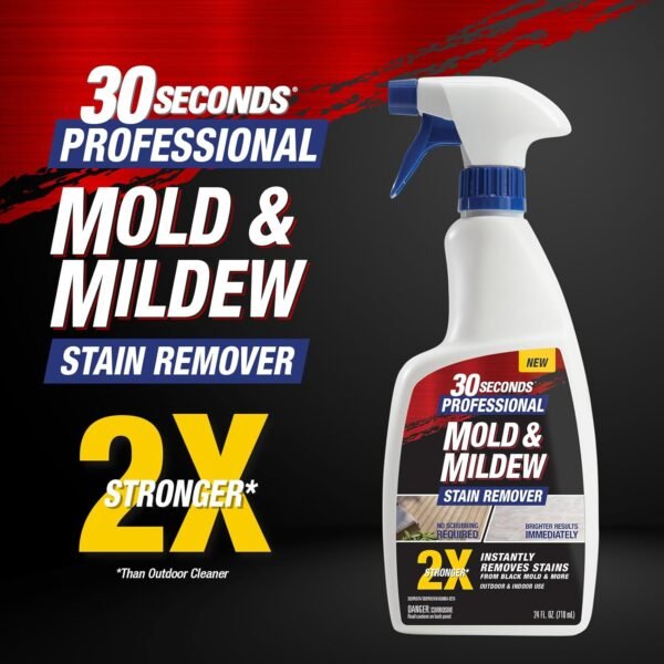 30 SECONDS Mold and Mildew Remover Review Strong Formula Cleans Effortlessly