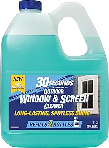 30 SECONDS Outdoor Window Cleaner Review Unveils Streak-Free Shine and Easy Hose-End Use