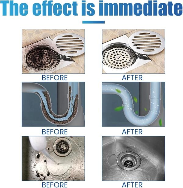 Powerful Pipe Dredging Agent Review by Glaorius Best Kitchen and Toilet Drain Cleaner