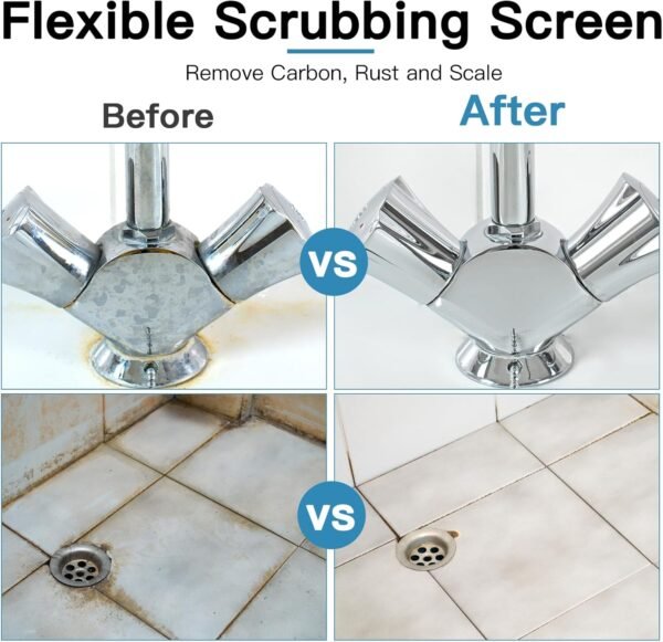 2024 Toilet Cleaner Review Yncotte Flexible Mesh Pads for Tough Stains Removal