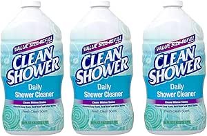 71RbHLZGmML.__AC_SY300_SX300_QL70_ML2_ Clean Shower Soap Scum Remover Review Fresh Clean Scent 60 OZ Pack