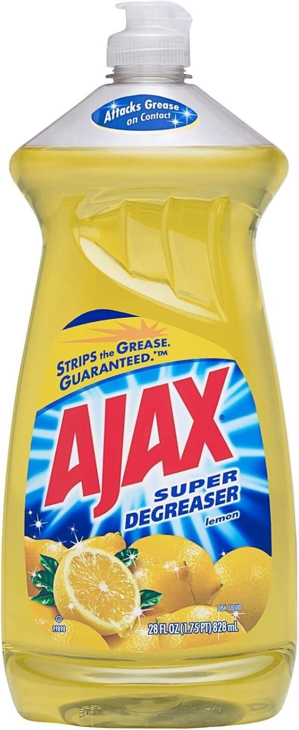 Ajax Super Degreaser Dish Soap Review Powerful Lemon Formula for Tough Grease Removal