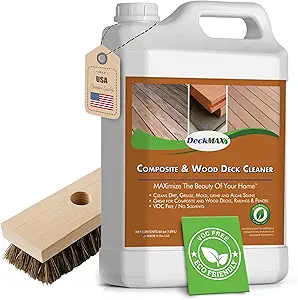 Powerful Deck Cleaner Review DeckMAX WCC for Trex Timbertech and Wood Decks