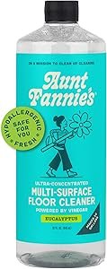 Aunt Fannies Floor Cleaner Review Ultra Concentrated Vinegar Wash for Multi-Surface Floors