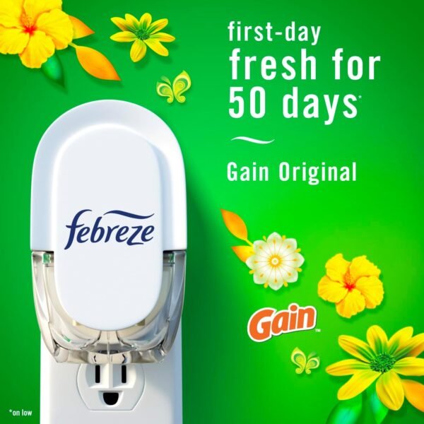 71z3b2B9cvL._AC_SL1500_ Febreze Fade Defy PLUG Air Freshener Review Gain Scent Longevity Tested