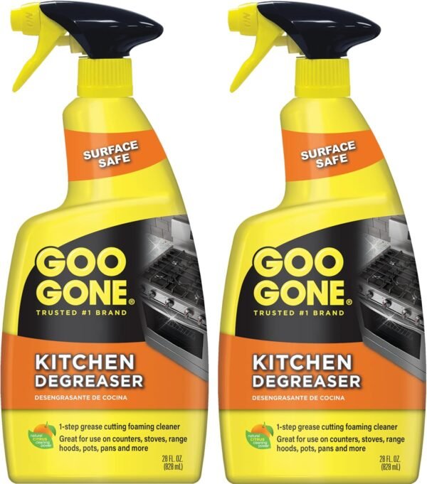 Goo Gone Foaming Kitchen Degreaser Review Powerful Grease Removal for Tough Baked-On Messes