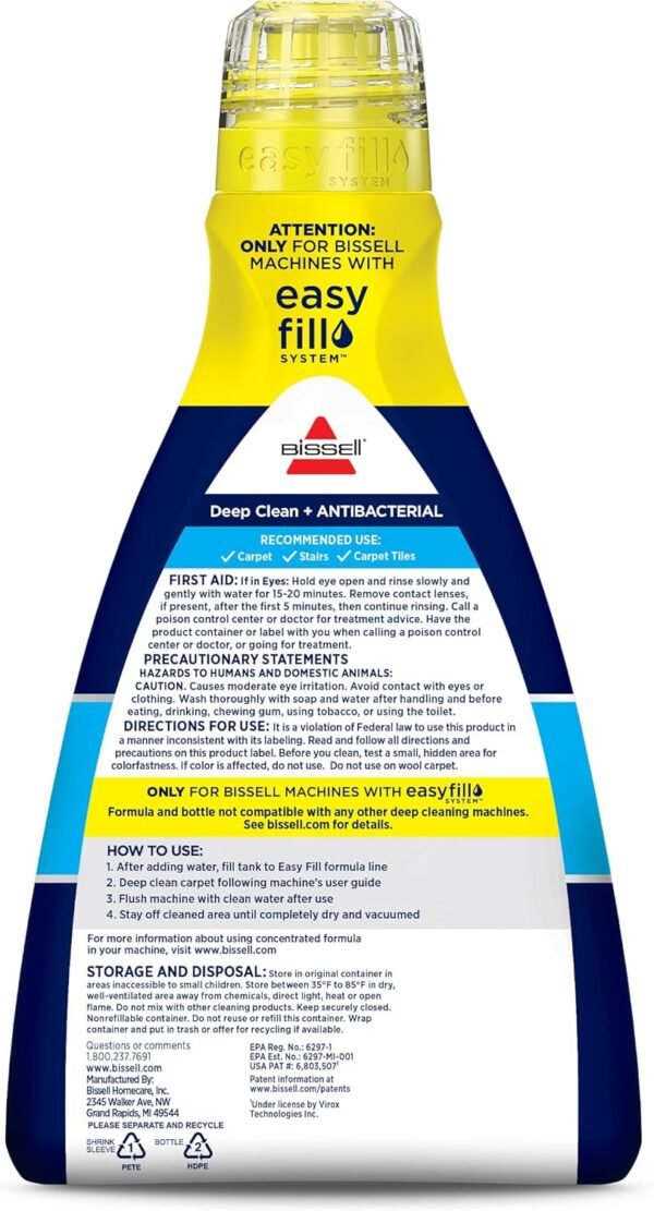 81RzIncwGL._AC_SL1500_ BISSELL Deep Clean Carpet Cleaner Review Tackles Tough Stains and Odors Effectively