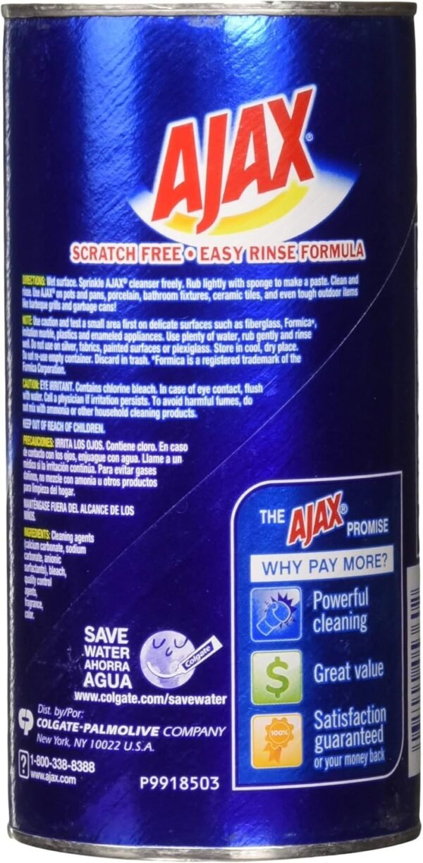 Ajax Powder Cleanser Review for Household Cleaning Best 14 oz Bleach Formula