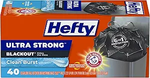 Hefty 13 Gallon Trash Bags Review Tough Odor Control and Ultra Strong Durability