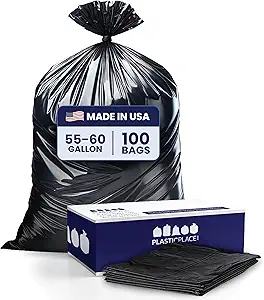 Plasticplace Heavy Duty Trash Bags Review Durable 55 Gallon Contractor Garbage Liners Tested