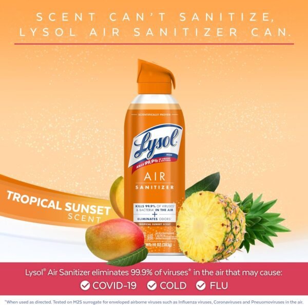 81a1uMwZmUL._AC_SL1500_ Lysol Air Sanitizer Spray Review Eliminates 99.9 Percent Viruses Bacteria Effectively