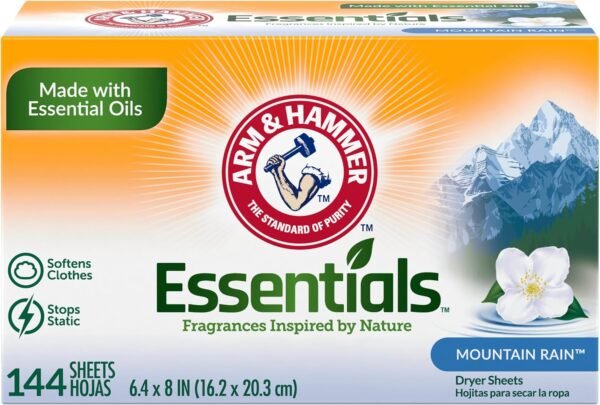 ARM & Hammer Fabric Softener Sheets Review Mountain Rain Scent Benefits Explained