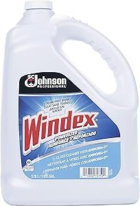 Windex Unscented Glass Cleaner Review SC Johnson 1 Gallon Streak-Free Shine