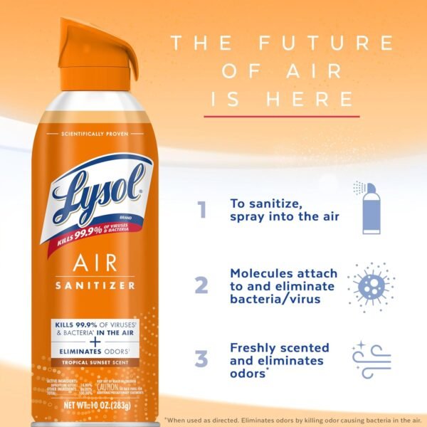 81zas-elHL._AC_SL1500_ Lysol Air Sanitizer Spray Review Eliminates 99.9 Percent Viruses Bacteria Effectively